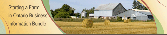 Starting a Farm in Ontario Business Information Bundle