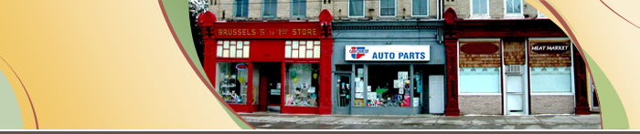 Picture of stores in Brussels, Ontario