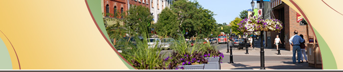 Picture of downtown Cobourg, Ontario