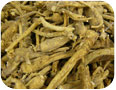 Dried ginseng roots
